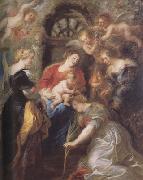 Peter Paul Rubens The Coronation of St Catherine (mk01) Sweden oil painting artist